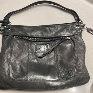 Coach silver purse